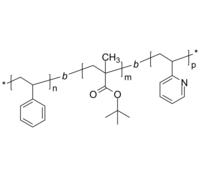 PS-PtBuMA-P2VP 聚苯乙烯-聚甲基丙烯酸叔丁酯-聚(2-乙烯基吡啶) ABC三嵌段共聚物