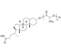 Litho-PLA-OH 石胆酸-聚丙交酯(聚乳酸)-羟基 生物降解高分子 Poly(lactide), α-(lithocholic acid)-terminated