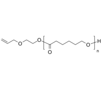 PCL-allyl 聚己内酯-烯丙基氧乙基 末端双键 生物降解高分子 Poly(ε-caprolactone), α-allyloxyethyl-terminated