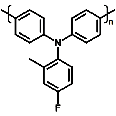 Fluoro-PTAA (1F-PTAA) 甲基/氟代聚(三芳胺) 导电发光高分子 OPV 导电聚合物