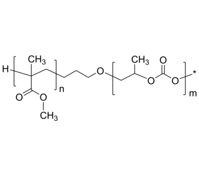 PMMA-PPC 聚甲基丙烯酸甲酯-聚碳酸丙烯酯 二嵌段共聚物 Poly(methyl methacrylate)-b-poly(propylene carbonate)