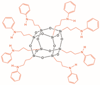 笼型聚倍半硅氧烷-八苯氨基丙基 AM0281.01.30 – N-Phenylaminopropyl POSS