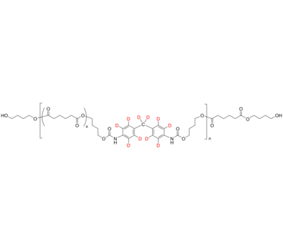 PU/dMDI-ADA-BDL 聚氨酯(部分氘化) 氘化缩合高分子 Polyurethane (partially deuterated): dMDI-ADA-BDL