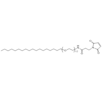 C18-PEG12-MAL 十二乙二醇十八烷基醚-马来酰亚胺 自组装PEG表面活性剂