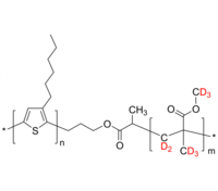P3HT-d8PMMA 聚(3-己基噻吩-2,5-二基)-b-聚(氘化甲基丙烯酸甲酯-d8) 导电氘化二嵌段共聚物