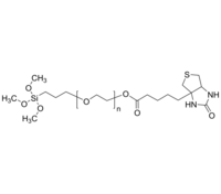 Biotin-PEG-TMS 生物素-聚乙二醇-三甲氧基硅烷 Poly(ethylene glycol), (α-trimethoxysilyl, ω-Biotinyl)-terminated