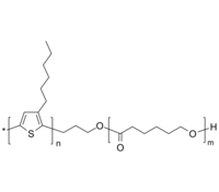 P3HT-PCL 聚(3-己基噻吩-2,5-二基)-聚己内酯 导电+生物降解二嵌段共聚物 Poly(3-hexylthiophene-2,5-diyl)-b-poly(ε-caprolactone)