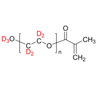 dmPEG-methacrylate 氘化聚(乙二醇-d4)-甲醚-d3, ω-甲基丙烯酸酯 末端双键 Deuterated Poly(ethylene oxide-d4) methyl ether