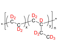 dPEB 聚([乙烯-d4]-共-[氘化丁烯-d8]) 完全氘化无规共聚物 Deuterated Poly(ethylene-d4-co-butylene-d8)