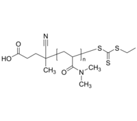 PDMA-RAFT 聚(N,N-二甲基丙烯酰胺)-RAFT 单端羧基 大分子引发剂 Poly(N,N-dimethyl acrylamide), ω-RAFT-terminated