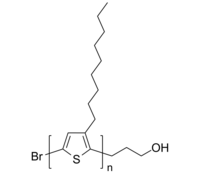 Br-P3NT-OH 溴基-聚(3-壬基噻吩-2,5-二基)-羟基 导电高分子 Poly(3-nonylthiophene-2,5-diyl)