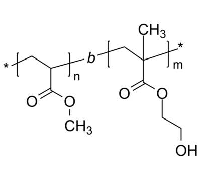 PMA-PHEMA 聚丙烯酸甲酯-聚甲基丙烯酸羟乙酯 两亲性二嵌段共聚物 Poly(methyl acrylate)-b-poly(2-hydroxyethyl methacrylate)