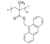 PAnMMA 聚(甲基丙烯酸-9-蒽基甲酯) 荧光高分子均聚物 Poly(anthacen-9-ylmethyl methacrylate)