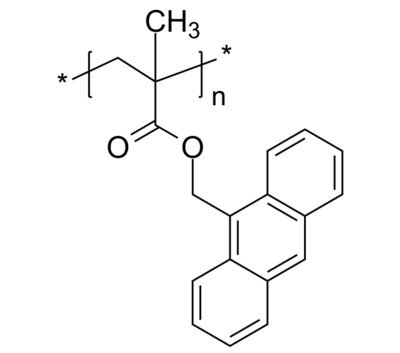 PAnMMA 聚(甲基丙烯酸-9-蒽基甲酯) 荧光高分子均聚物 Poly(anthacen-9-ylmethyl methacrylate)