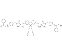 PS-PDHF-PS 聚苯乙烯-聚(9,9-n-二己基-2,7-芴)-聚苯乙烯 导电ABA三嵌段共聚物 Poly(styrene)-b-poly(9,9-n-dihexyl-2,7-fluorene)