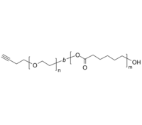 Alkyne-PEG-PCL-OH 炔基-聚乙二醇-聚己内酯-羟基 两亲性二嵌段共聚物 Poly(ethylene oxide)-b-poly(ε-caprolactone)