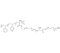 PS4VPEOPOEOran 聚苯乙烯共(4-乙烯基吡啶)共[PEO-PPO-PEO]甲基丙烯酸酯 含接枝嵌段的无规共聚物