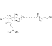 Br-PDMAEMA-PCL-SH 溴基-聚甲基丙烯酸二甲氨基乙酯-聚己内酯-硫醇 二嵌段共聚物