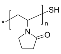 PNVP-SH 聚乙烯吡咯烷酮-硫醇/聚(N-乙烯基吡咯烷酮)-硫醇 Poly(N-vinyl pyrrolidone), ω-thiol-terminated