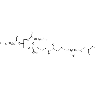 磷脂-聚乙二醇-羧基 自组装PEG脂质体 DSPE-PEG-COOH (Carboxylic acid functionalized PEG Lipid)