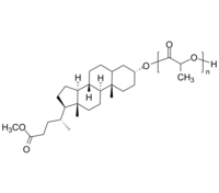 Litho-PLA-OH 石胆酸酯-聚丙交酯(聚乳酸)-羟基 生物降解高分子 Poly(lactide), α-(lithocholic ester)-terminated