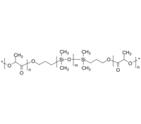 PLA-PDMS-PLA 聚乳酸-聚二甲基硅氧烷-聚乳酸 聚丙交酯-聚二甲基硅氧烷-聚丙交酯 生物降解ABA三嵌段共聚物