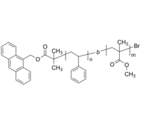 An-PS-PMMA 蒽基-聚苯乙烯-聚甲基丙烯酸甲酯 二嵌段共聚物 Poly(styrene)-b-poly(methyl methacrylate), α-(anthracen-9-yl)-ter