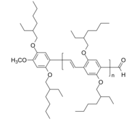 PDEHPV-CHO 聚(2,5-二[2'-乙基己氧基]-1,4-对苯撑乙烯)-α-醛基 端基修饰 导电高分子