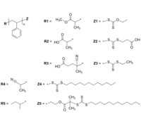 PS-RAFT 聚苯乙烯-RAFT 双端/单端羧基 大分子引发剂 Poly(styrene), ω-RAFT-terminated
