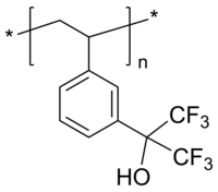 P6FS 聚(3-[六氟-2-羟丙基]-苯乙烯) 聚卤代苯乙烯 疏水高分子均聚物 Poly(3-[hexafluoro-2-hydroxypropyl]-styrene)
