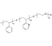 PS-P2VP-PEO 聚苯乙烯-聚(2-乙烯基吡啶)-聚环氧乙烷 电子级高分子ABC三嵌段共聚物