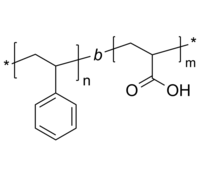 PS-PAA 聚苯乙烯-聚丙烯酸 电子级高分子二嵌段共聚物 Poly(styrene)-b-poly(acrylic acid), electronic grade
