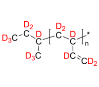 d6-PBd 氘化聚(1,2-丁二烯)/端基氘化-d6 Deuterated Poly(1,2-butadiene-d6), end-groups are deuterated