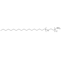 C18-PEG12-NH2 十二乙二醇十八烷基醚-胺 自组装PEG表面活性剂
