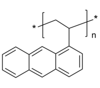 P1VAn 聚(1-乙烯基蒽) 荧光疏水高分子均聚物 Poly(1-vinyl anthracene)