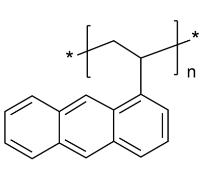 P1VAn 聚(1-乙烯基蒽) 荧光高分子均聚物 Poly(1-vinyl anthracene)