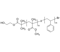 HO-PMMA-PS-Br 羟基-聚甲基丙烯酸甲酯-聚苯乙烯-溴基 二嵌段共聚物 Poly(methyl methacrylate)-b-poly(styrene)