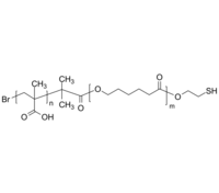 PMAA-PCL-SH 聚甲基丙烯酸-聚己内酯-硫醇 二嵌段共聚物 Poly(methacrylic acid)-b-poly(ε-caprolactone), ω-thiol-terminated