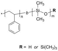 PS-PDMS 聚苯乙烯-聚二甲基硅氧烷 电子级高分子二嵌段共聚物 Poly(styrene)-b-poly(dimethyl siloxane), electronic grade