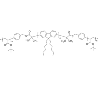 PtBuA-PDHF-PtBuA 聚丙烯酸叔丁酯-聚(9,9-n-二己基-2,7-芴)-聚丙烯酸叔丁酯 导电ABA三嵌段共聚物