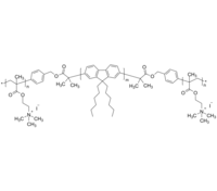 PDMAEMAQ-PDHF-PDMAEMAQ 聚甲基丙烯酸碘化三甲氨基乙酯-聚(9,9-n-二己基-2,7-芴)-聚甲基丙烯酸碘化三甲氨基乙酯 导电ABA三嵌段共聚物