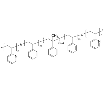 P2VP-PS-P2VP 聚(2-乙烯基吡啶)-聚苯乙烯-聚(2-乙烯基吡啶) 电子级高分子ABA三嵌段共聚物