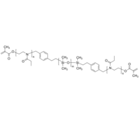 MA-PEtOXZ-PDMS-PEtOXZ-MA 聚(2-乙基恶唑啉)-聚二甲基硅氧烷-聚(2-乙基恶唑啉)-双甲基丙烯酸酯 双端双键 ABA三嵌段共聚物