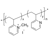P2VPQ 聚(2-乙烯基吡啶)-碘甲烷季铵化 两性离子聚合物 Poly(2-vinyl pyridine, quaternized with methyl iodide)
