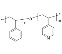 PS-P4VP 聚苯乙烯-聚(4-乙烯基吡啶) 电子级高分子二嵌段共聚物 Poly(styrene)-b-poly(4-vinyl pyridine), electronic grade