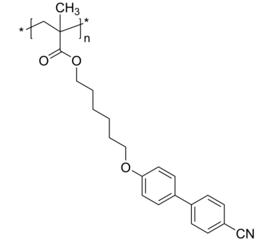 P4CNBPHMA 聚(6-[4'-氰基联苯-4-氧基]-甲基丙烯酸己酯) 高分子均聚物 Poly(6-[4'-cyanobiphenyl-4-yloxy]-hexyl methacrylate)