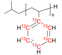 13C6-PS 碳13标记聚苯乙烯 同位素高分子 Poly(styrene), C13-labelled