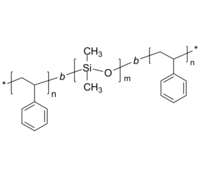 PS-PDMS-PS 聚苯乙烯-聚二甲基硅氧烷-聚苯乙烯 ABA三嵌段共聚物 Poly(styrene)-b-poly(dimethylsiloxane)-b-poly(styrene)