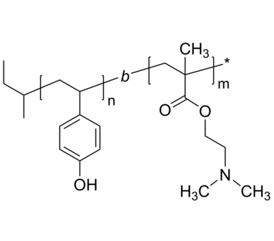 P4OHS-PDMAEMA 聚(4-羟基苯乙烯)-聚甲基丙烯酸二甲胺基乙酯 两亲性二嵌段共聚物