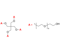 4-Arm PEG-OH 4臂星形-聚乙二醇-羟基 Poly(ethylene oxide), hydroxy-terminated 4-arm star polymer / Core: pentae
